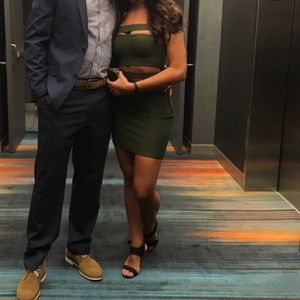 Super cute body-con with cut outs